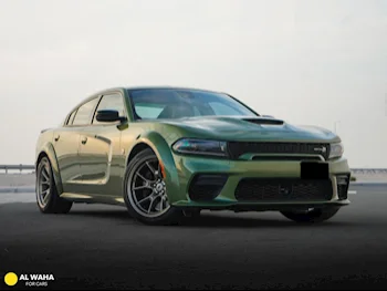 Dodge  Charger  Scat Pack  2023  Automatic  5,000 Km  8 Cylinder  Rear Wheel Drive (RWD)  Sedan  Green  With Warranty