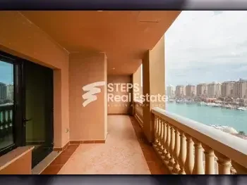 1 Bedrooms  Apartment  For Rent  in Doha -  The Pearl  Semi Furnished