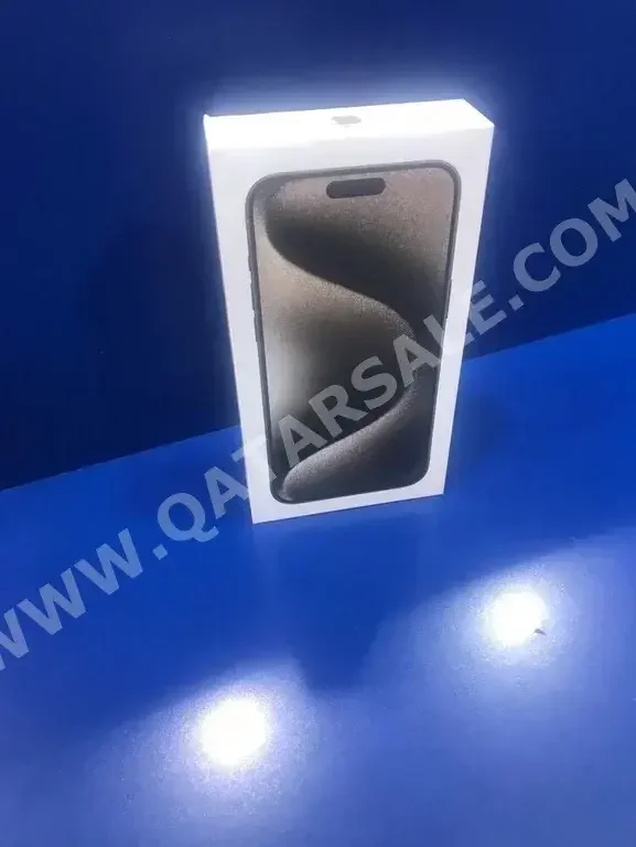 Apple  - iPhone 15  - Pro Max  - Natural Titanium  - 256 GB  - Under Warranty