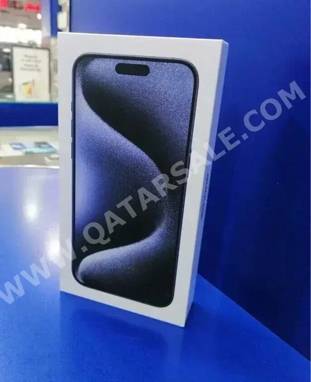 Apple  - iPhone 15  - Pro Max  - Blue  - 256 GB  - Under Warranty