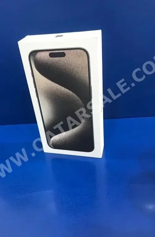 Apple  - iPhone 15  - Pro  - Natural Titanium  - 256 GB  - Under Warranty