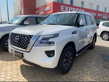 Nissan  Patrol  LE  2024  Automatic  0 Km  8 Cylinder  Four Wheel Drive (4WD)  SUV  White  With Warranty