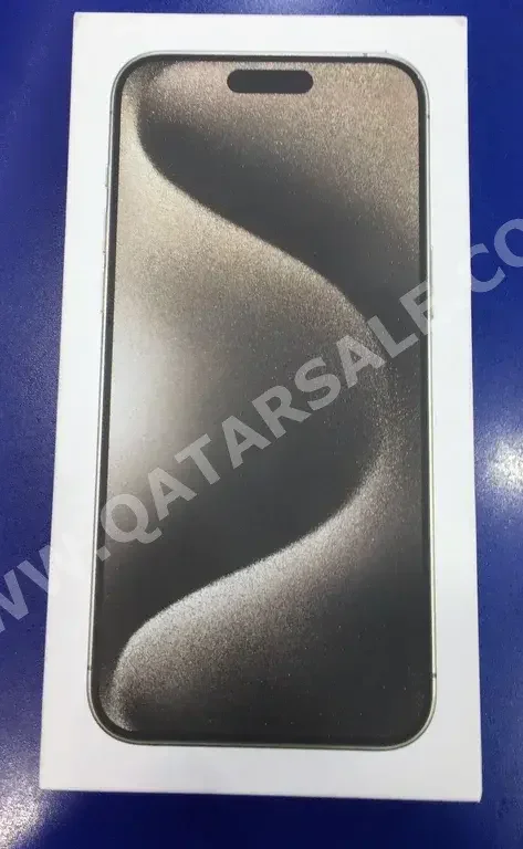 Apple  - iPhone 15  - Pro Max  - Beige  - 256 GB  - Under Warranty