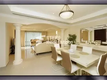 2 Bedrooms  Apartment  For Rent  in Doha -  The Pearl  Fully Furnished