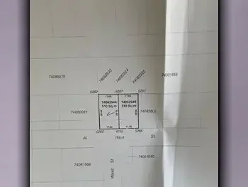 اراضي للبيع في الخور  - الخور  -المساحة 510 متر مربع