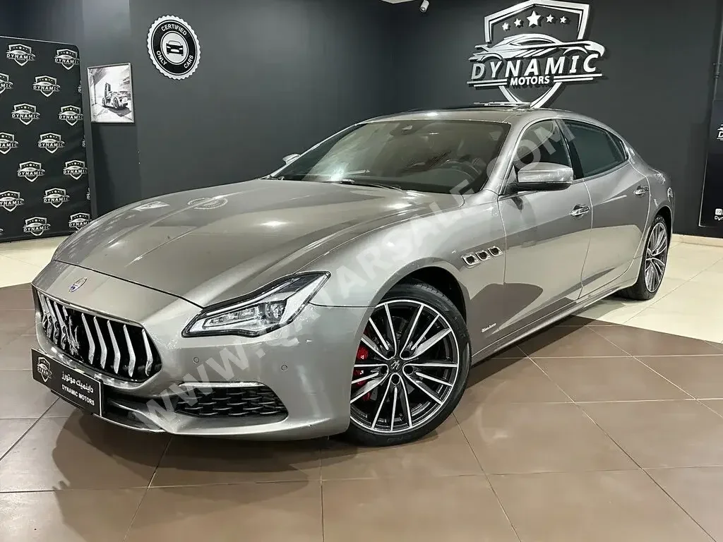 Maserati  Quattroporte  Granlusso  2020  Automatic  30,000 Km  6 Cylinder  Rear Wheel Drive (RWD)  Sedan  Gray  With Warranty