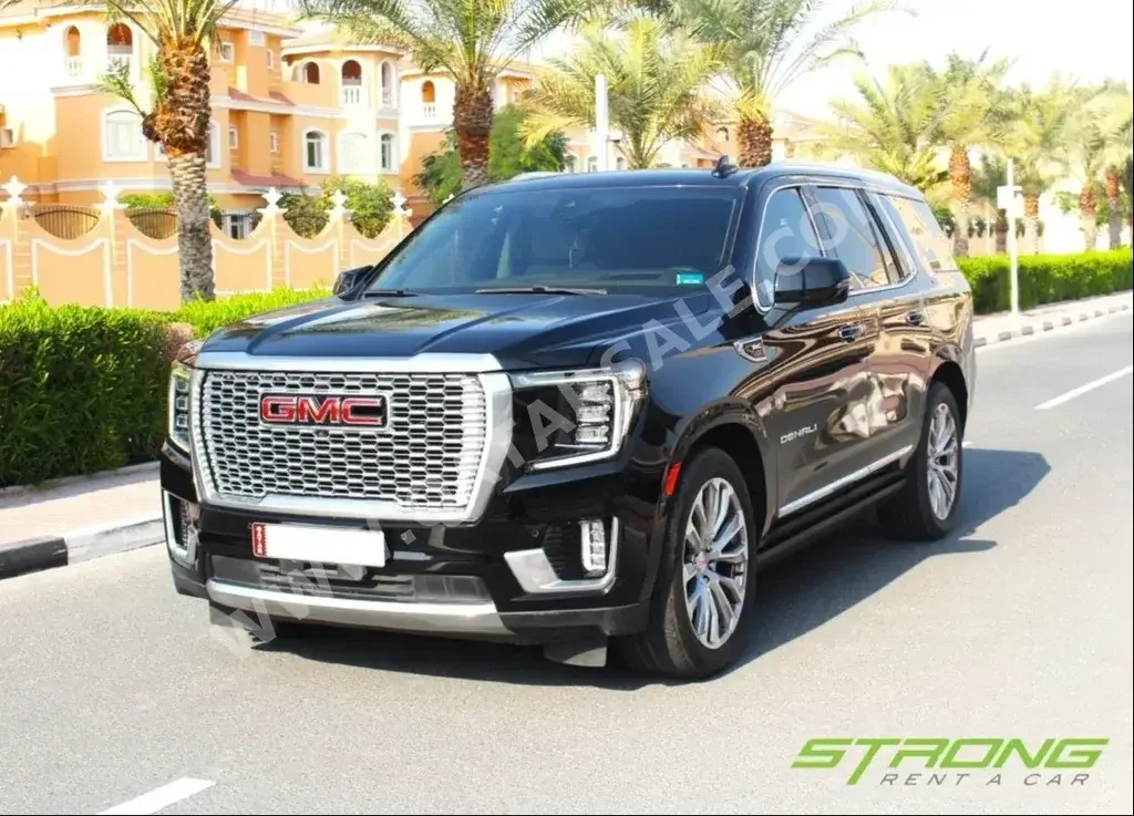 GMC  Yukon Denali  8 Cylinder  SUV 4x4  Black  2022