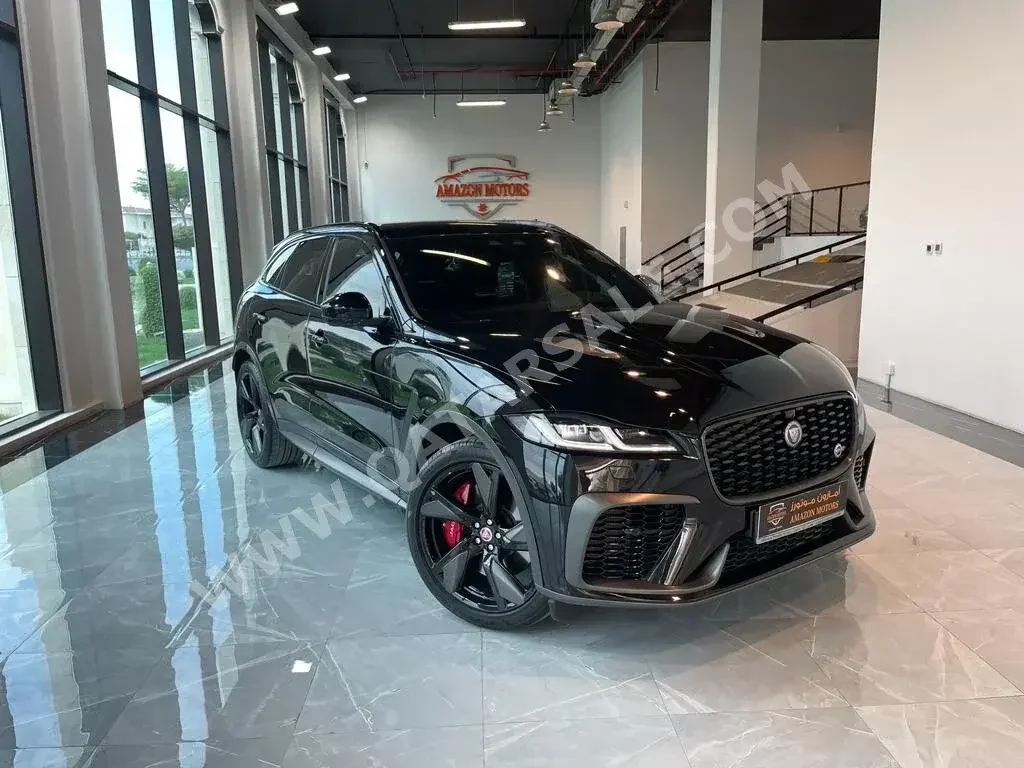 Jaguar  F-Pace  SVR  2022  Automatic  22,000 Km  8 Cylinder  Four Wheel Drive (4WD)  SUV  Black  With Warranty