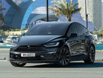 تسلا  مودل اكس  فخمة  أسود  2024