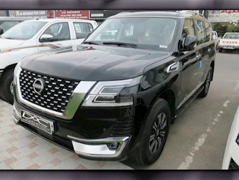 Nissan  Patrol  Titanium  2024  Automatic  0 Km  6 Cylinder  Four Wheel Drive (4WD)  SUV  Black  With Warranty