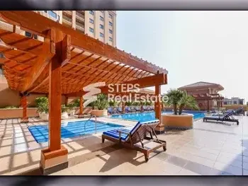 1 Bedrooms  Apartment  For Rent  in Doha -  The Pearl  Semi Furnished