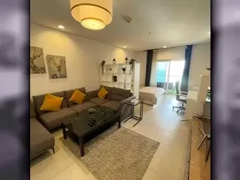 1 Bedrooms  Studio  For Rent  in Doha -  The Pearl  Fully Furnished