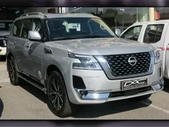  Nissan  Patrol  Titanium  2023  Automatic  0 Km  8 Cylinder  Four Wheel Drive (4WD)  SUV  Silver  With Warranty