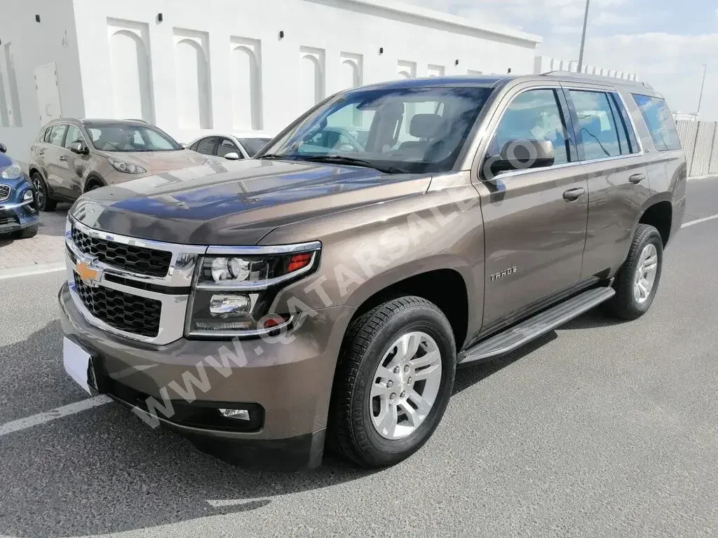  Chevrolet  Tahoe  LS  2017  Automatic  170,000 Km  8 Cylinder  Rear Wheel Drive (RWD)  SUV  Brown  With Warranty