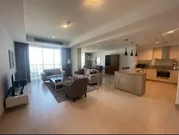 2 Bedrooms  Apartment  For Rent  in Doha -  The Pearl  Fully Furnished