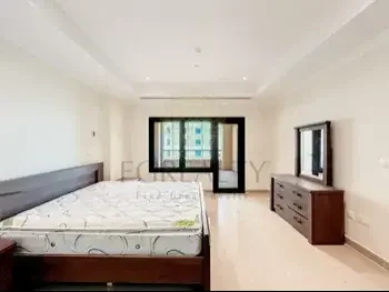 1 Bedrooms  Apartment  For Rent  in Doha -  The Pearl  Fully Furnished