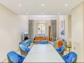 2 Bedrooms  Apartment  For Rent  in Doha -  The Pearl  Fully Furnished