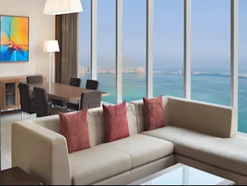 3 Bedrooms  Apartment  For Rent  in Doha -  West Bay  Fully Furnished