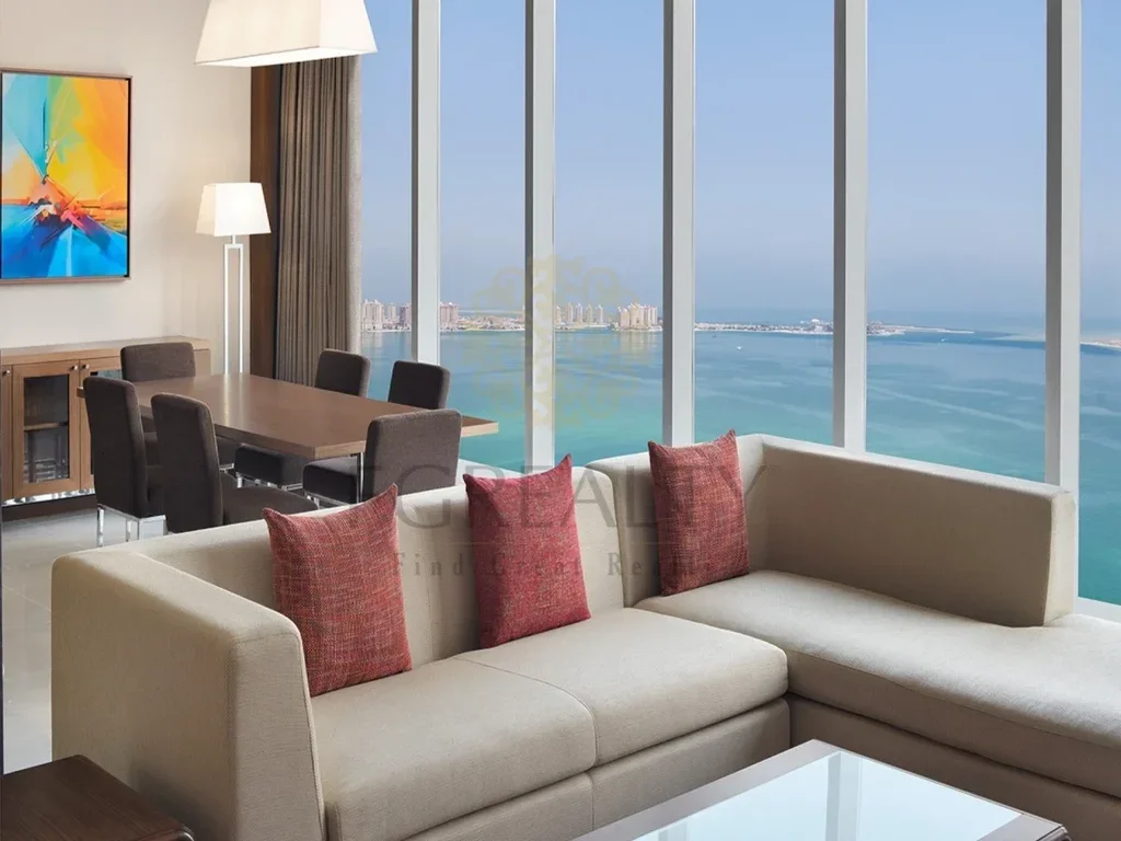 3 Bedrooms  Apartment  For Rent  in Doha -  West Bay  Fully Furnished