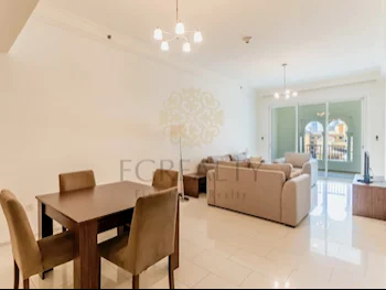 1 Bedrooms  Apartment  For Rent  in Doha -  The Pearl  Fully Furnished