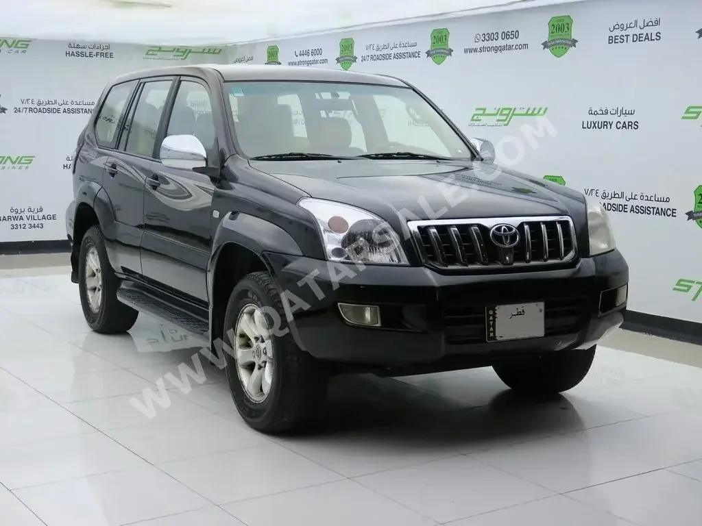  Toyota  Prado  VX  2009  Automatic  370,000 Km  6 Cylinder  Four Wheel Drive (4WD)  SUV  Black  With Warranty