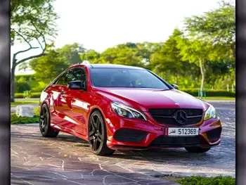 Mercedes-Benz  E-Class  200 AMG  2015  Automatic  55,000 Km  4 Cylinder  Rear Wheel Drive (RWD)  Coupe / Sport  Red