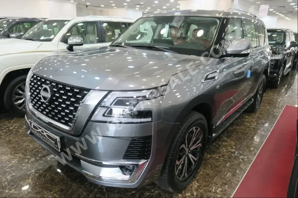 Nissan  Patrol  Titanium  2023  Automatic  0 Km  8 Cylinder  Four Wheel Drive (4WD)  SUV  Gray  With Warranty