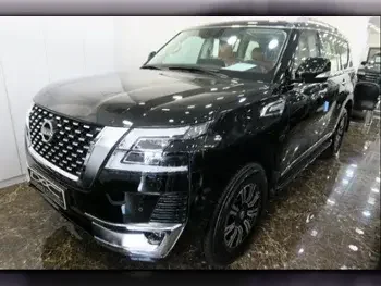 Nissan  Patrol  Titanium  2023  Automatic  0 Km  6 Cylinder  Four Wheel Drive (4WD)  SUV  Black  With Warranty