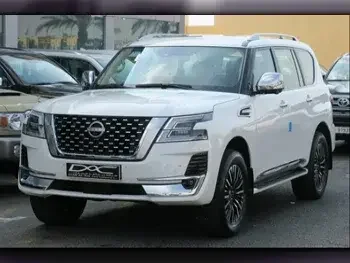 Nissan  Patrol  Platinum  2023  Automatic  0 Km  6 Cylinder  Four Wheel Drive (4WD)  SUV  White  With Warranty