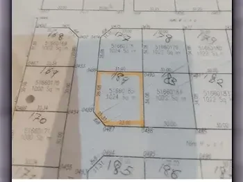 Lands For Sale in Al Rayyan  - Al Themaid  -Area Size 1,024 Square Meter