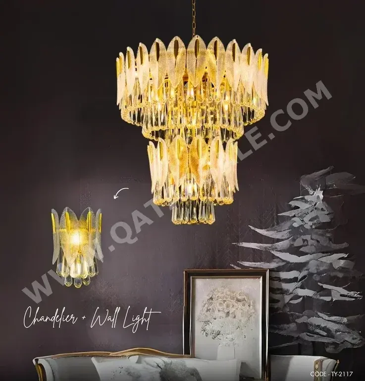 Lighting Chandelier  Yellow