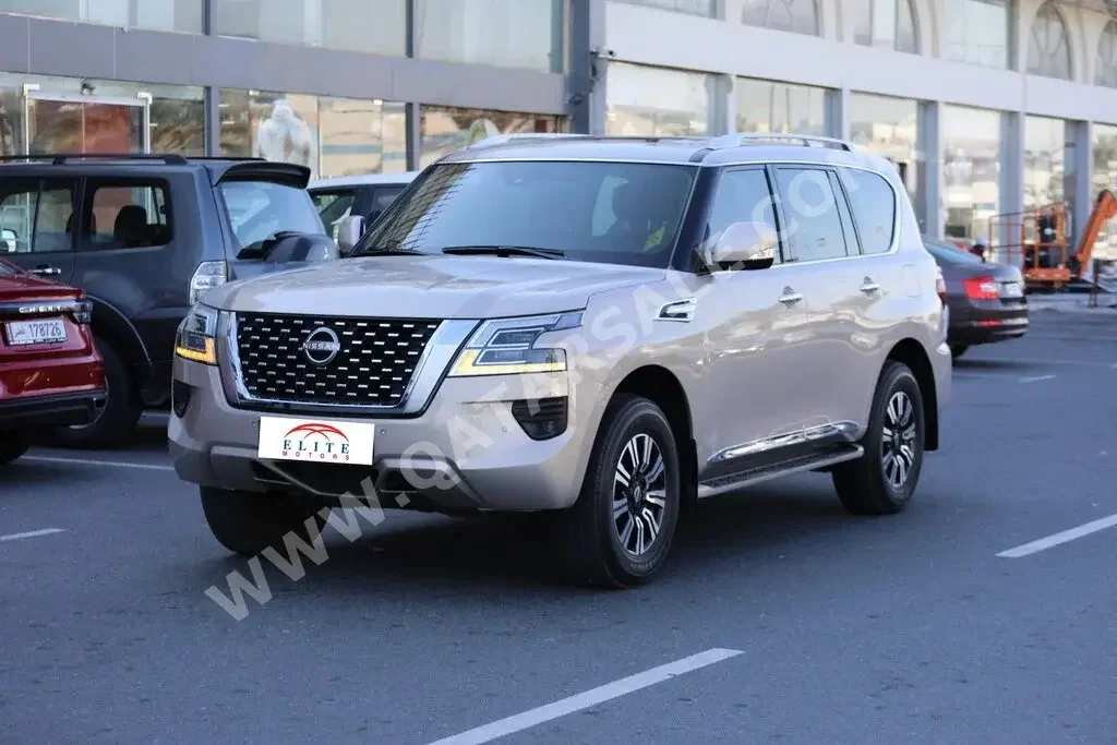 Nissan  Patrol  Titanium  2022  Automatic  46,000 Km  6 Cylinder  Four Wheel Drive (4WD)  SUV  Beige  With Warranty