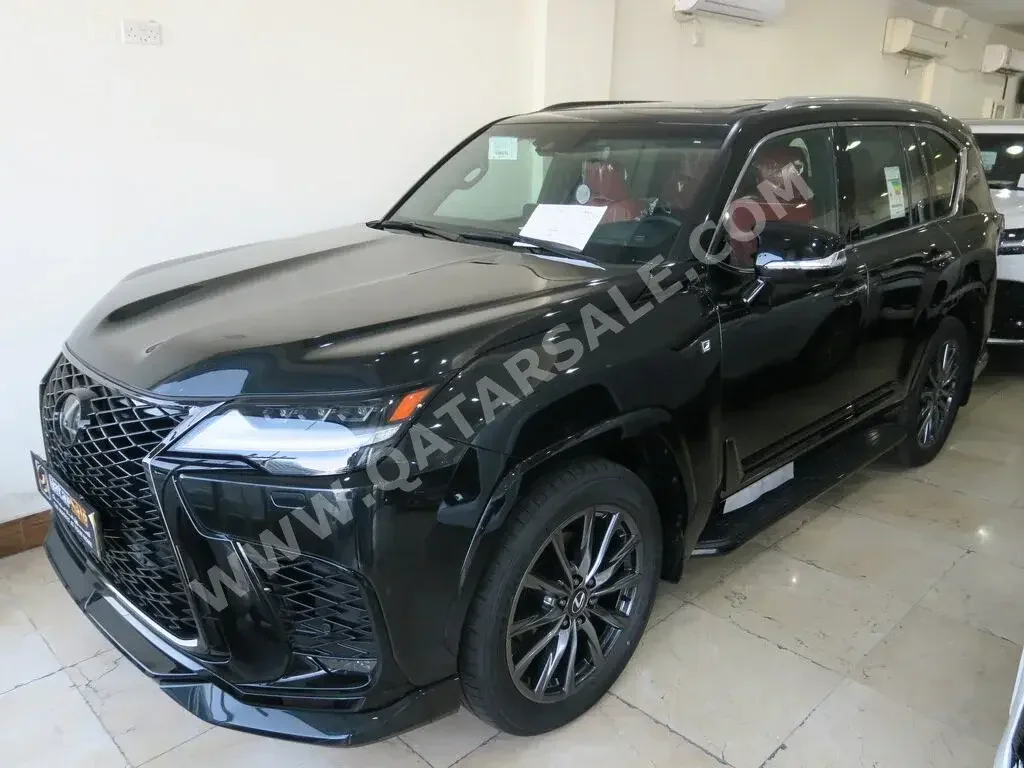  Lexus  LX  600 F Sport  2024  Automatic  0 Km  6 Cylinder  Four Wheel Drive (4WD)  SUV  Black  With Warranty