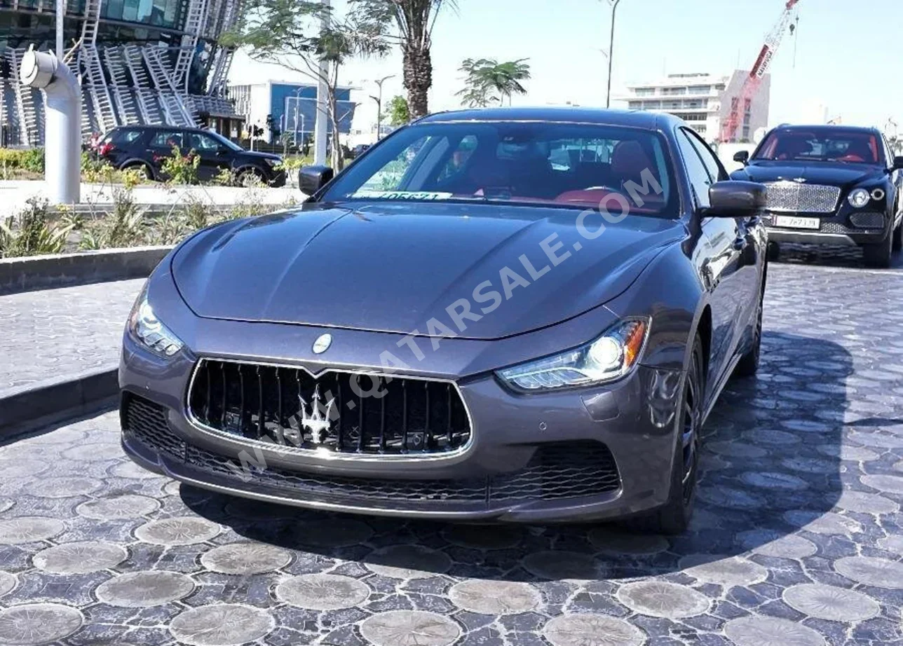 Maserati  Ghibli  2016  Automatic  94,000 Km  8 Cylinder  Rear Wheel Drive (RWD)  Sedan  Gray