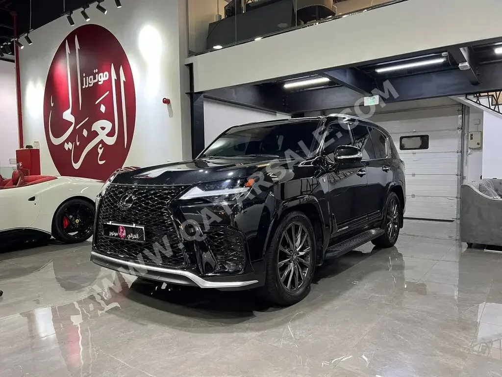  Lexus  LX  600 F Sport  2023  Automatic  34,000 Km  6 Cylinder  Four Wheel Drive (4WD)  SUV  Black  With Warranty