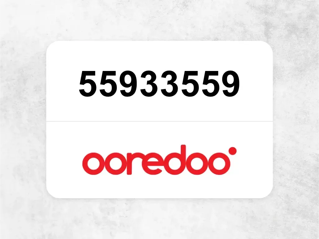 Ooredoo Mobile Phone  55933559