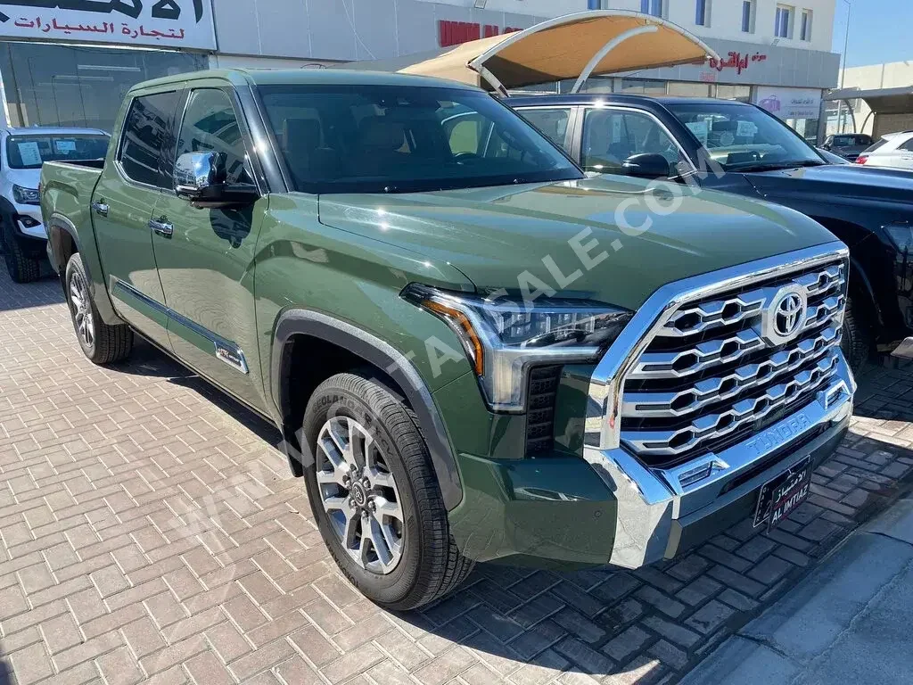 Toyota  Tundra  Edition 1794  2023  Automatic  0 Km  6 Cylinder  Four Wheel Drive (4WD)  Pick Up  Green  With Warranty