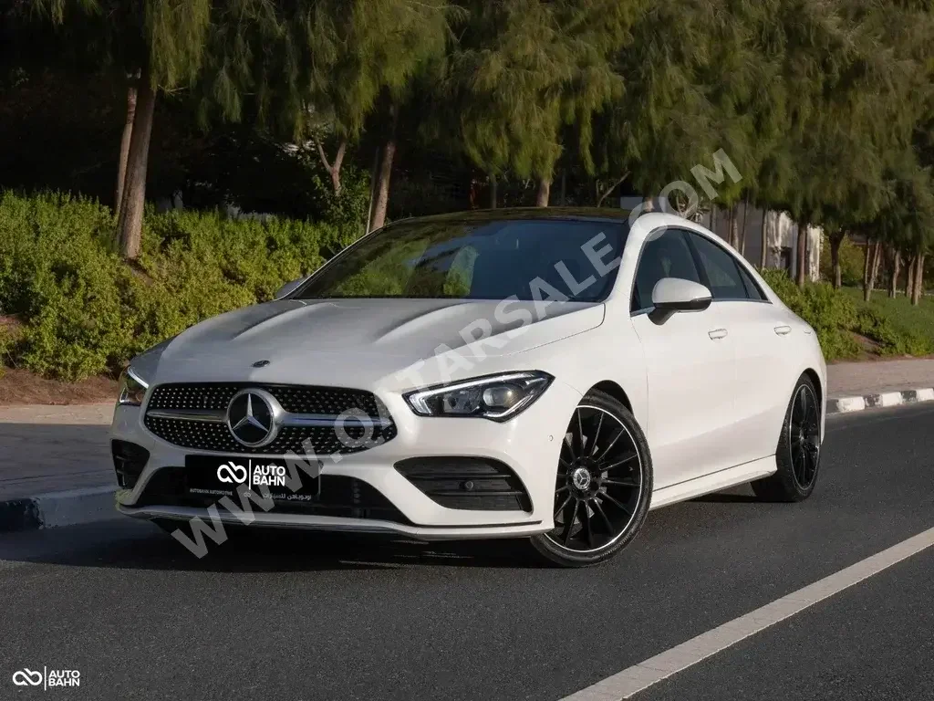 Mercedes-Benz  CLA  250  2023  Automatic  18,000 Km  4 Cylinder  Rear Wheel Drive (RWD)  Sedan  White  With Warranty