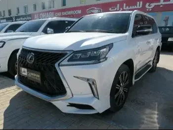 Lexus  LX  570 S  2018  Automatic  142,224 Km  8 Cylinder  Four Wheel Drive (4WD)  SUV  White