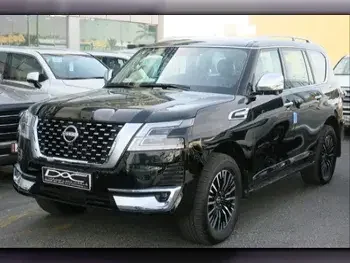 Nissan  Patrol  Platinum  2023  Automatic  0 Km  6 Cylinder  Four Wheel Drive (4WD)  SUV  Black  With Warranty