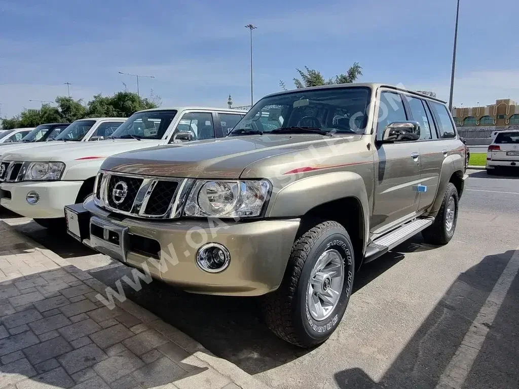 Nissan  Patrol  Safari  2023  Automatic  0 Km  6 Cylinder  Four Wheel Drive (4WD)  SUV  Gold  With Warranty