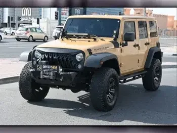 Jeep  Wrangler  2014  Automatic  125,000 Km  6 Cylinder  Four Wheel Drive (4WD)  SUV  Beige