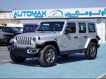 Jeep  Wrangler  Sahara  2023  Automatic  0 Km  6 Cylinder  Four Wheel Drive (4WD)  SUV  Silver  With Warranty