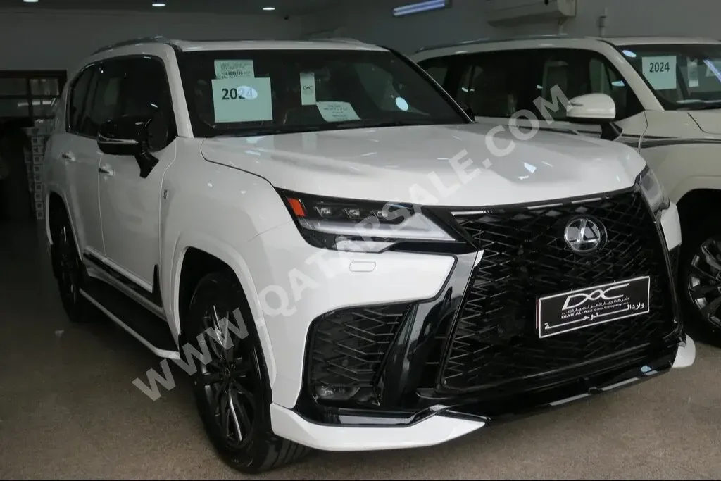  Lexus  LX  600 F Sport  2024  Automatic  0 Km  6 Cylinder  Four Wheel Drive (4WD)  SUV  White  With Warranty