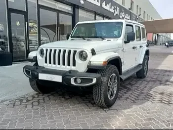 Jeep  Wrangler  Sahara  2023  Automatic  0 Km  6 Cylinder  Four Wheel Drive (4WD)  SUV  White