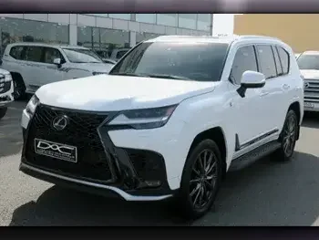 Lexus  LX  600 F Sport  2022  Automatic  53,000 Km  6 Cylinder  Four Wheel Drive (4WD)  SUV  White  With Warranty