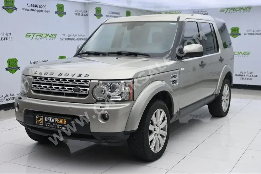 Land Rover  LR4  2013  Automatic  127,860 Km  8 Cylinder  Four Wheel Drive (4WD)  SUV  Gold