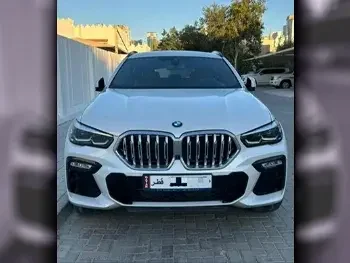 BMW  X-Series  X6  2021  Automatic  29,000 Km  6 Cylinder  Four Wheel Drive (4WD)  SUV  White  With Warranty