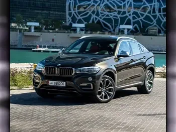 BMW  X-Series  X6  2016  Automatic  62,000 Km  8 Cylinder  Four Wheel Drive (4WD)  SUV  Black