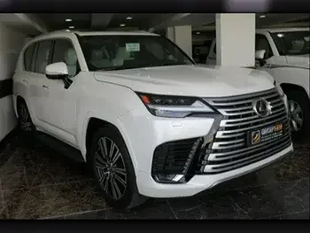 Lexus  LX  600 Luxury  2023  Automatic  7,000 Km  6 Cylinder  Four Wheel Drive (4WD)  SUV  White  With Warranty